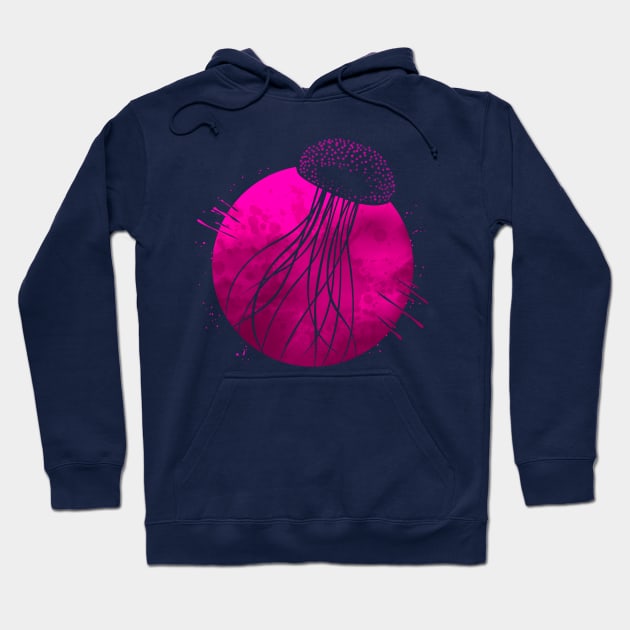 Psychedelic Jellyfish Hoodie by albertocubatas